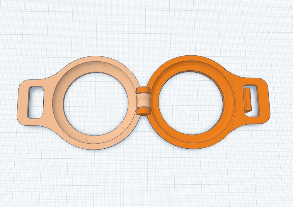 *Apple AirTag Keyring Case Print in Place