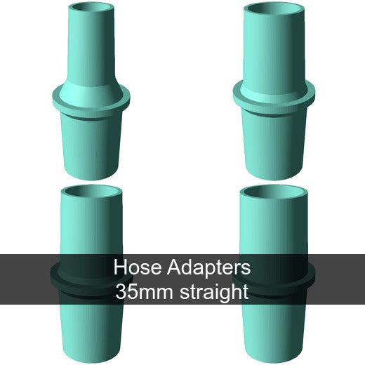 Vacuum hose adapters for all common sizes