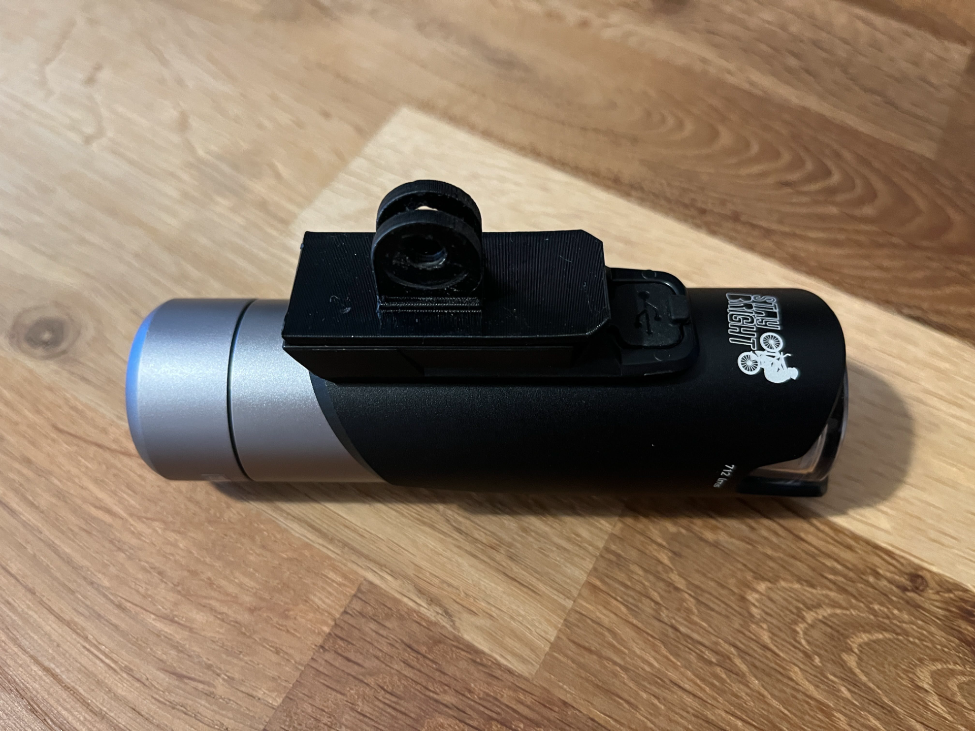 Bike light Mactronic Noise XTR 04 adapter GOPRO