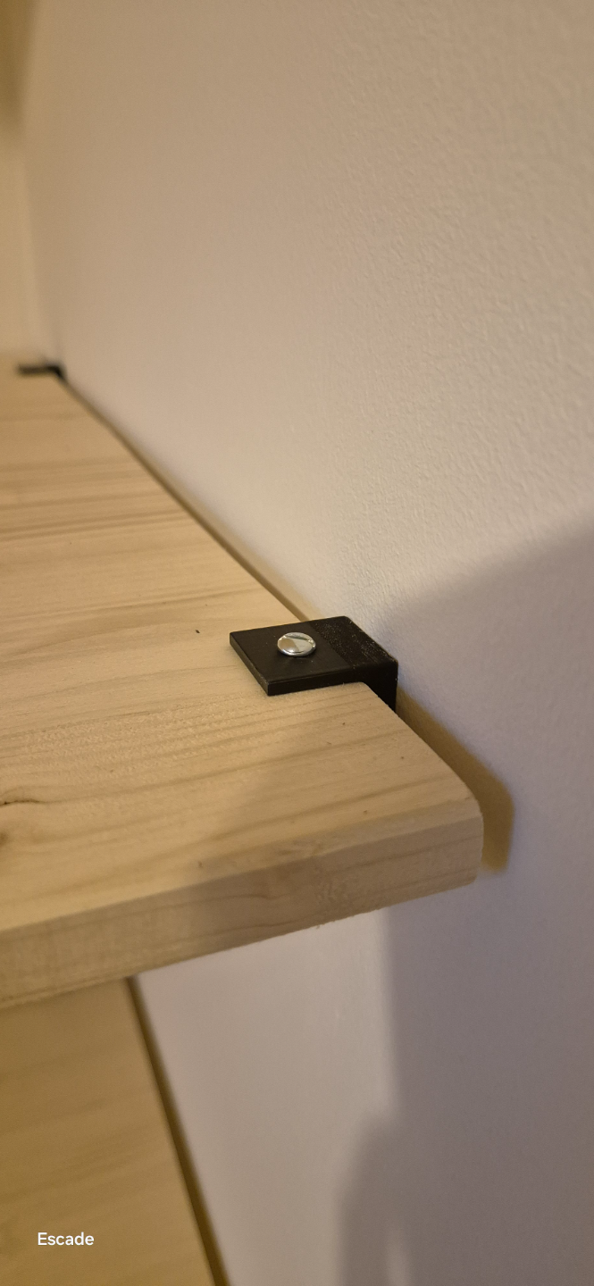 18 mm shelf bracket - Equerre étagère ep 18 mm