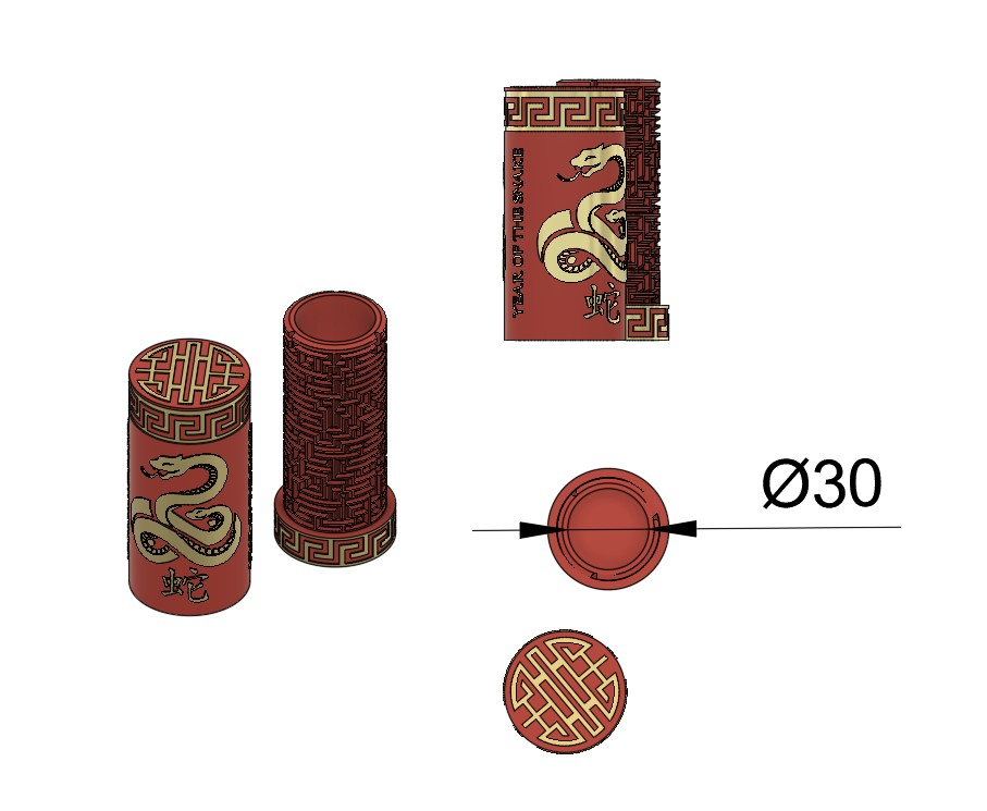 Year of the Snake - Puzzle Box