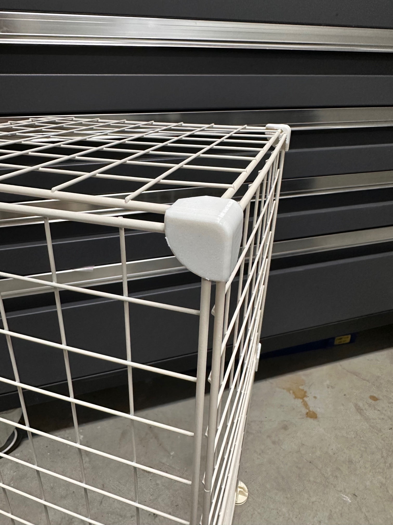 Simplified Wire Cube Rack Storage Connectors