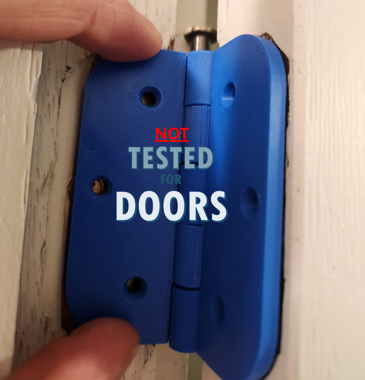Simple Customizable Hinge (Parametric) V1.1