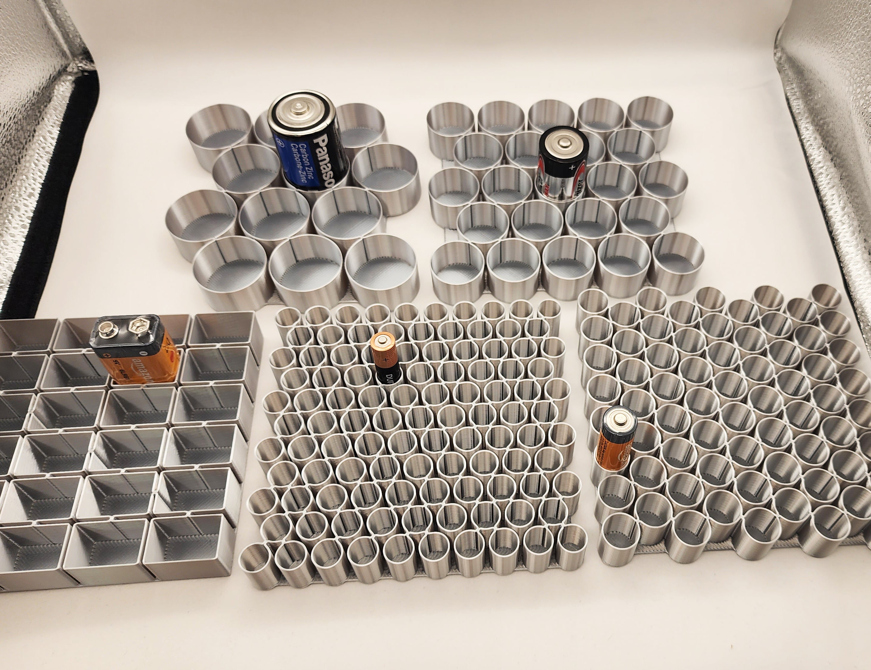 Vase Mode Battery Trays AAA-AA-9V-C-D