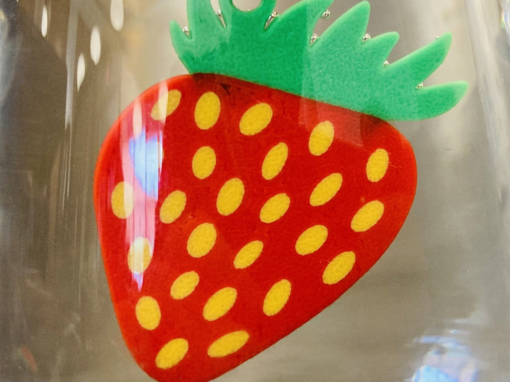 Strawberry Keychain - High and Low Detail Versions