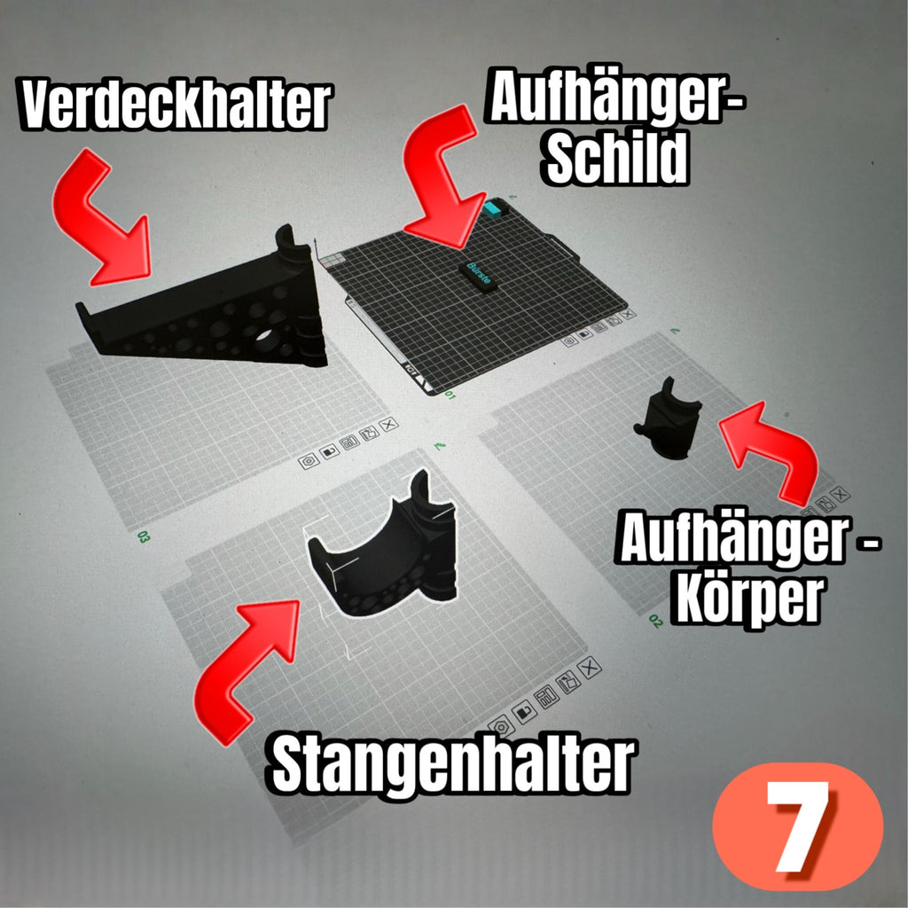 Pool-Zubehör-Halter-Set
