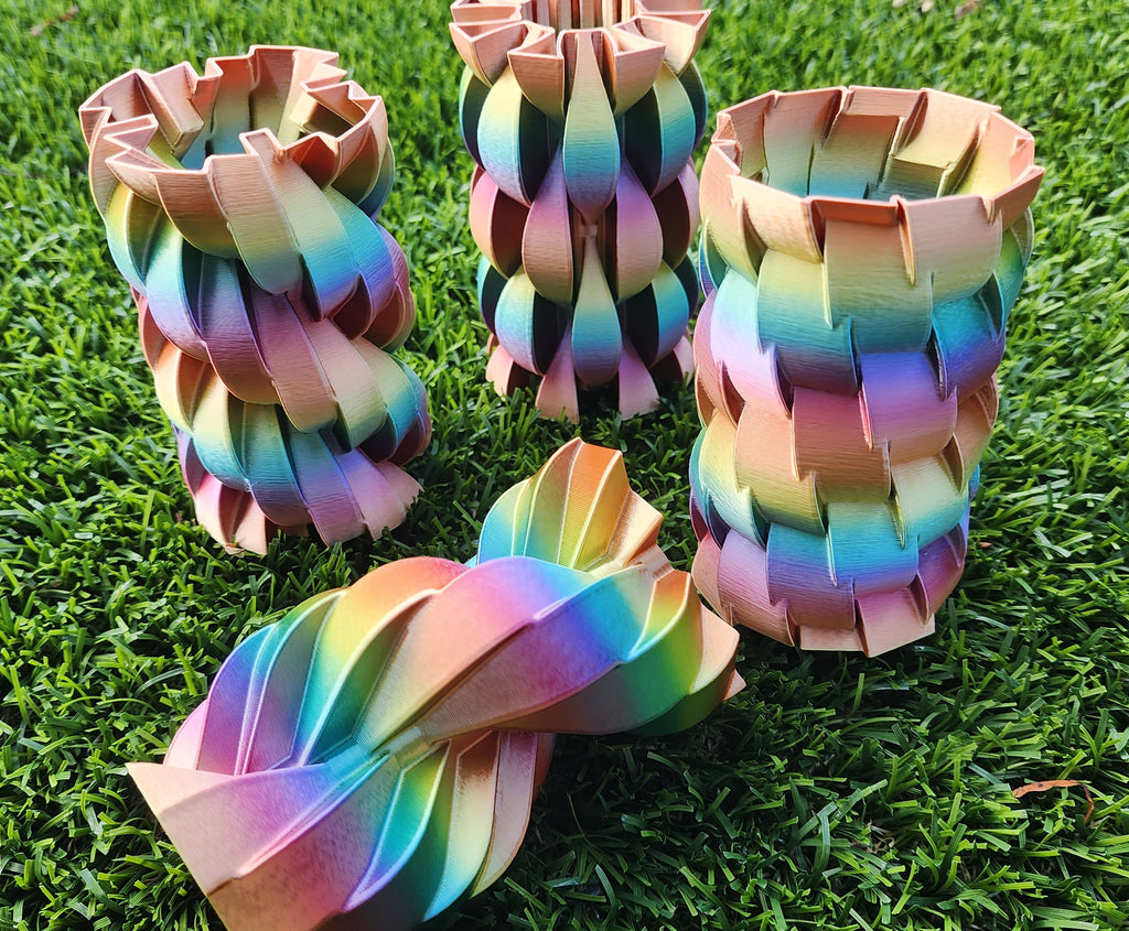 ᛥ Ribbon Spiral Vase Collection ᛥ