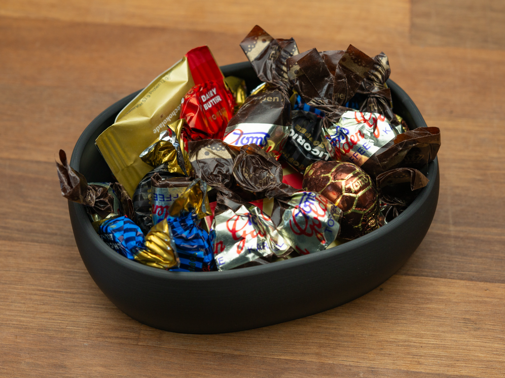 Superellipse snack bowl