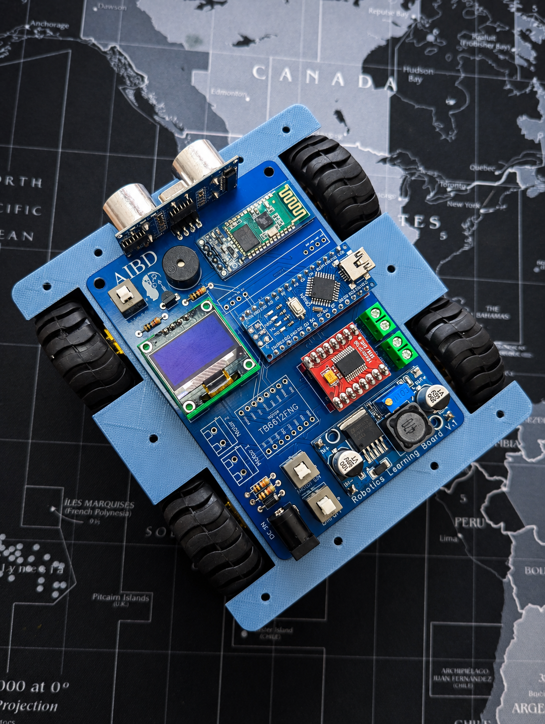 N20 Micro-Gear Robot Chassis 4WD