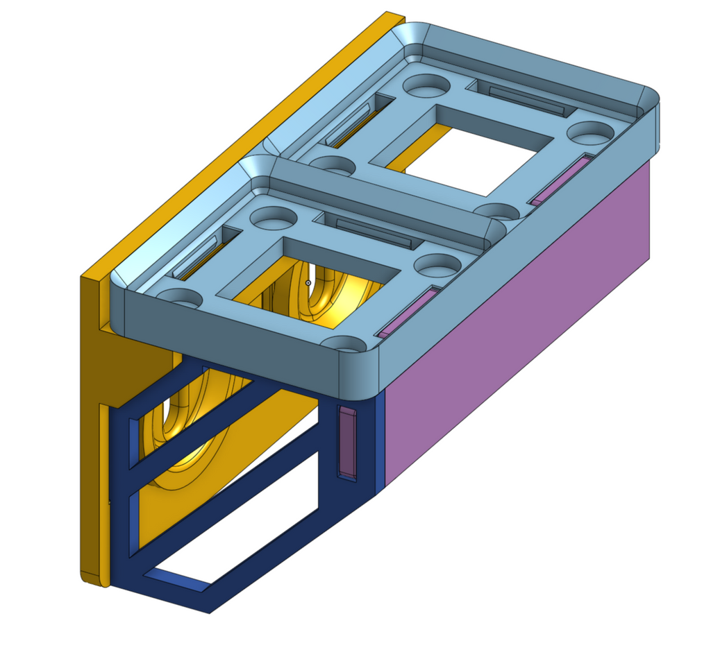 parametric skadis gridfinity t-clip shelves