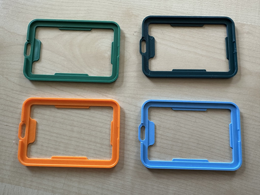 Snap fit badge holder standard creditcard size