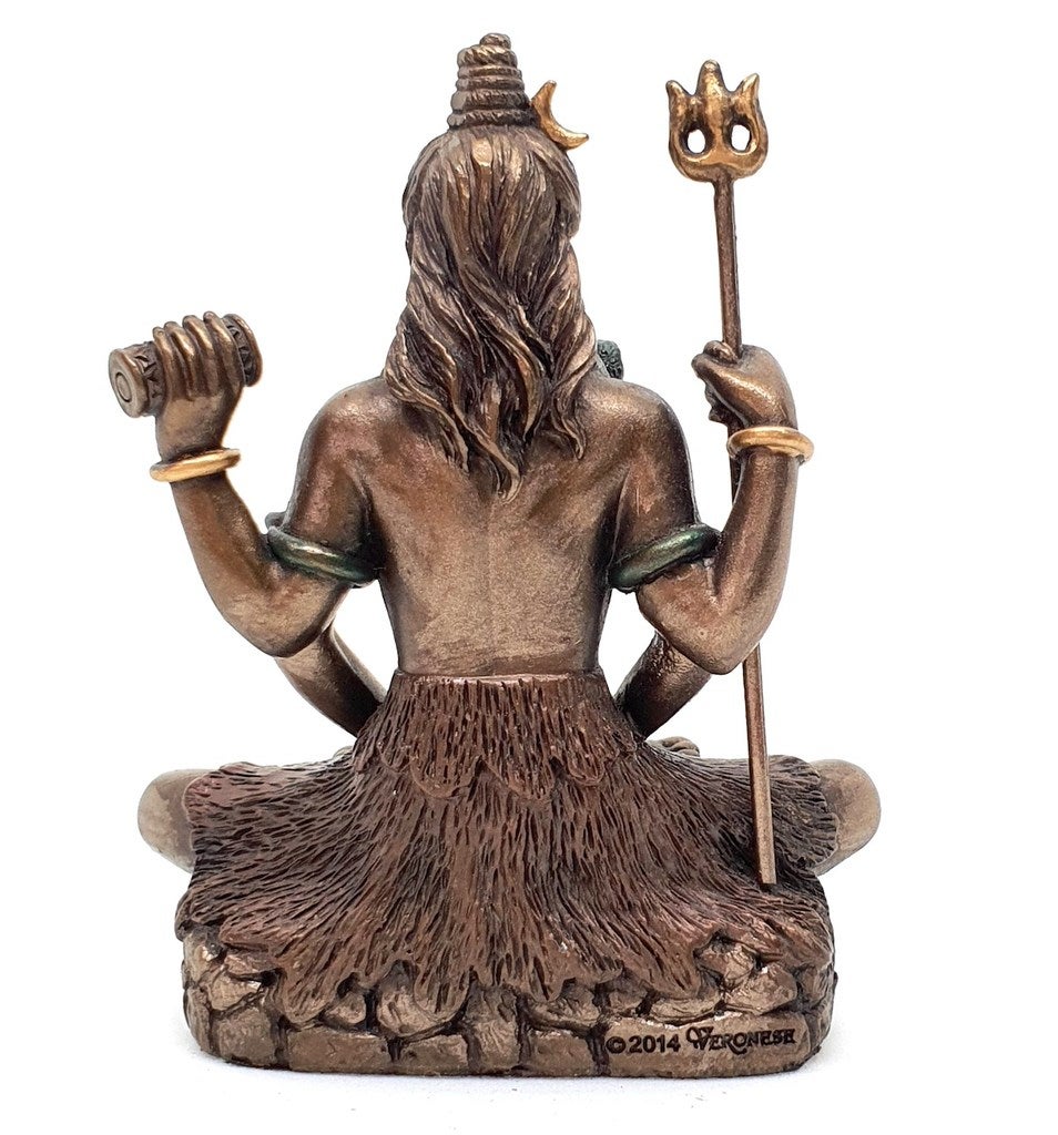Shiva in Meditation on Tiger Skin
