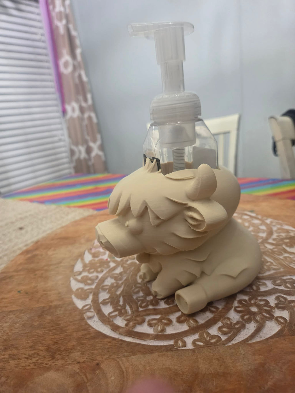 Highland Cow Desk Chaos Coordinator/soap dispenser