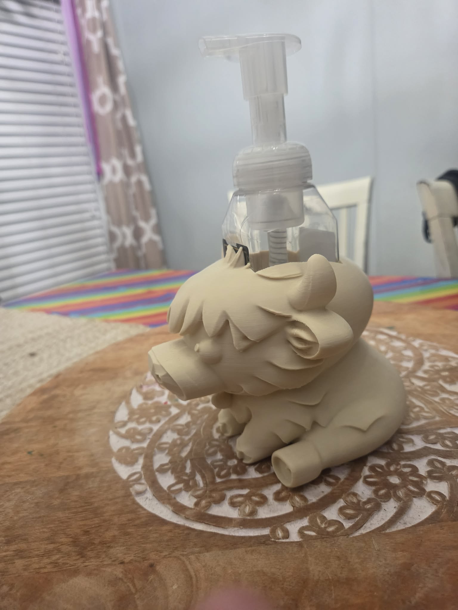 Highland Cow Desk Chaos Coordinator/soap dispenser