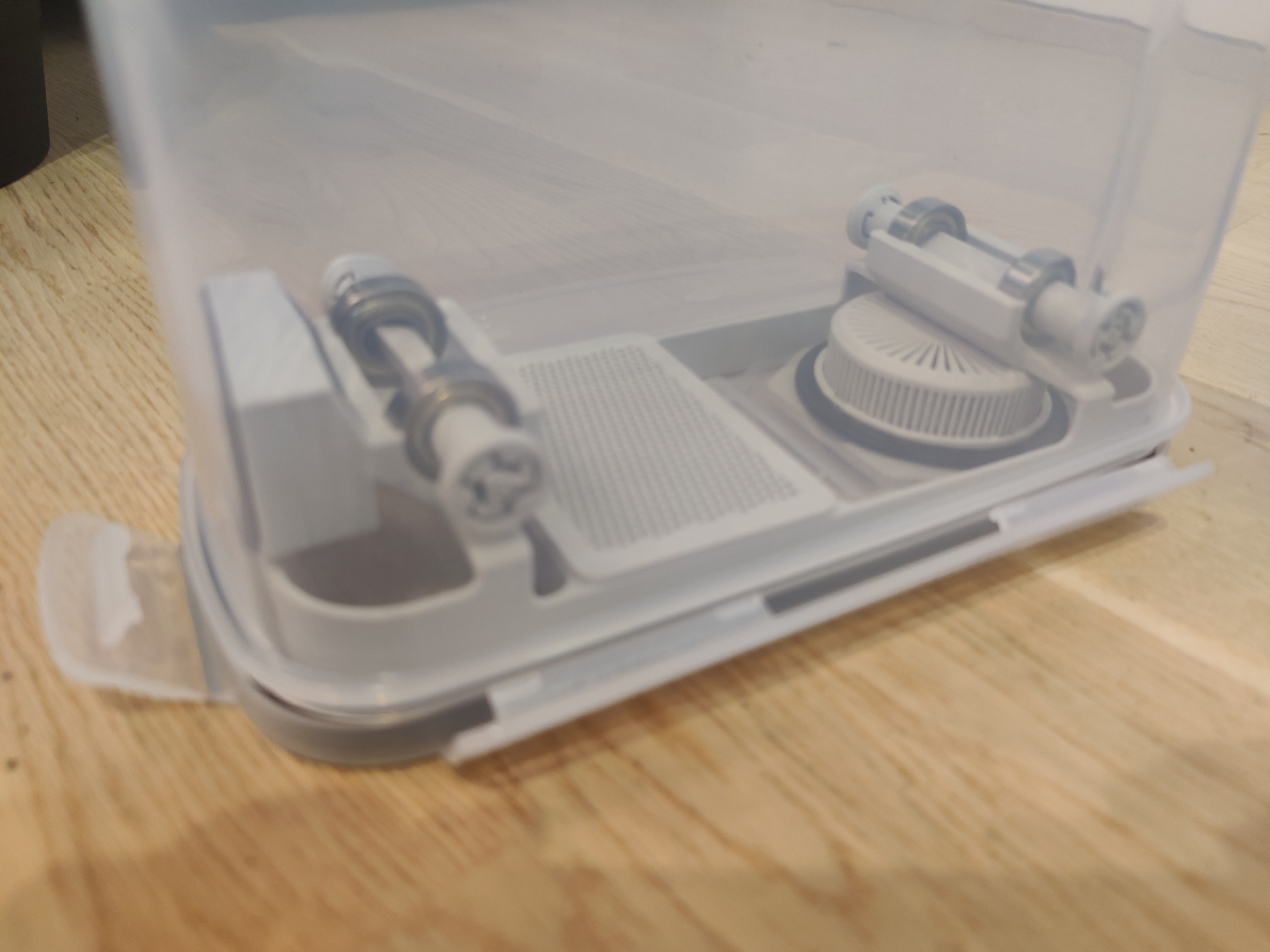 Upside Down Filament Dry Box with Hygrometer