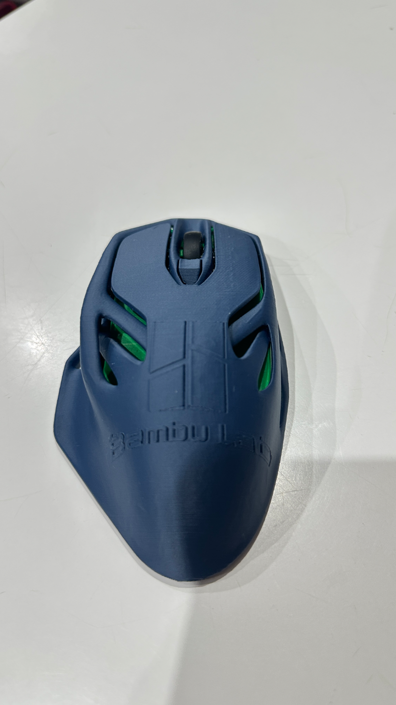 Wireless Mouse 002 - rounded rear logo bambu lab