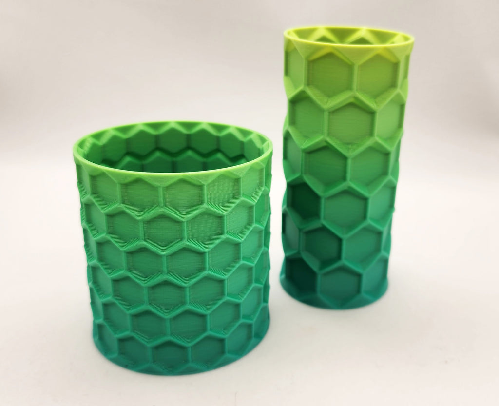 ⬡ Honeycomb Spiral Vases