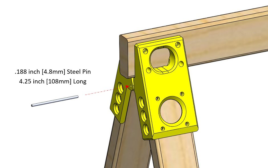 Saw Horse Folding Bracket
