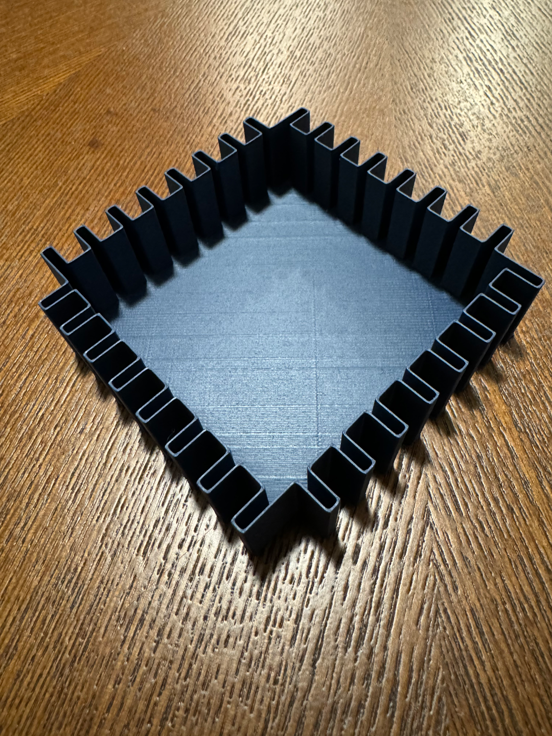 Interlocking Vase Modular Storage Bin for Ikea Alex drawers (1 module x 2 modules x 3 high)