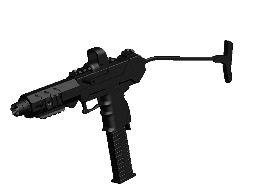 Rainbow Six - SMG 12 Printable and functional