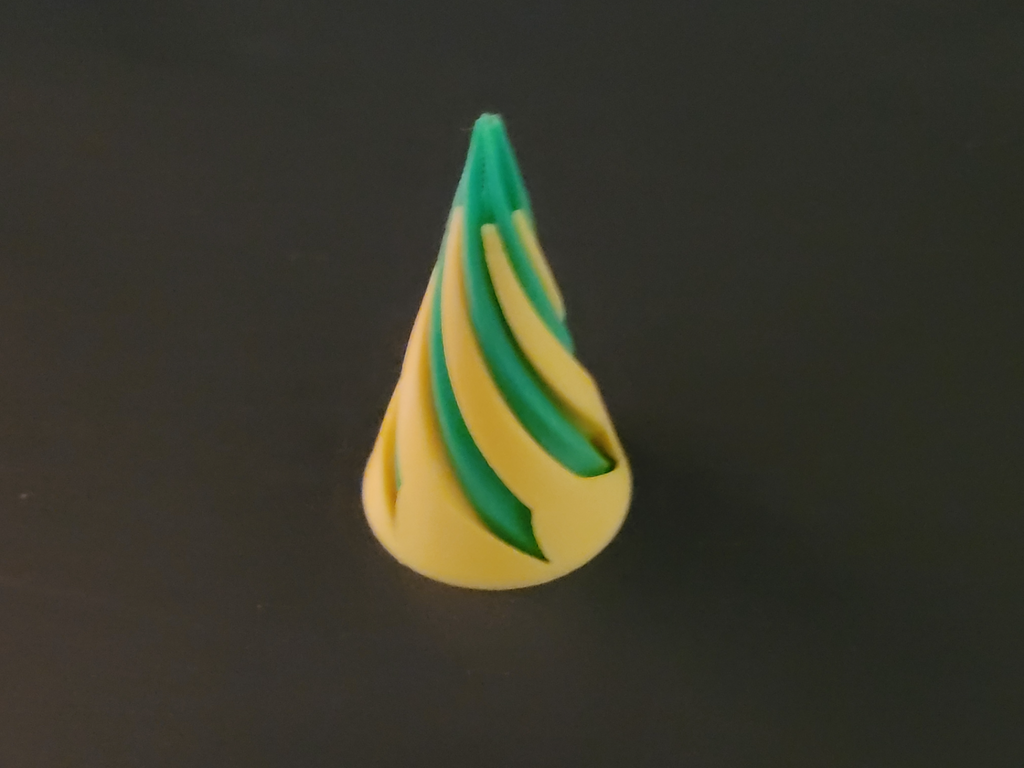 Custom Impossible Passthrough Cone - OpenSCAD