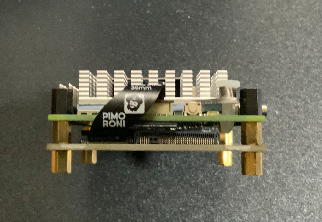 Raspberry Pi 5 & Pimoroni NVMe Board Case