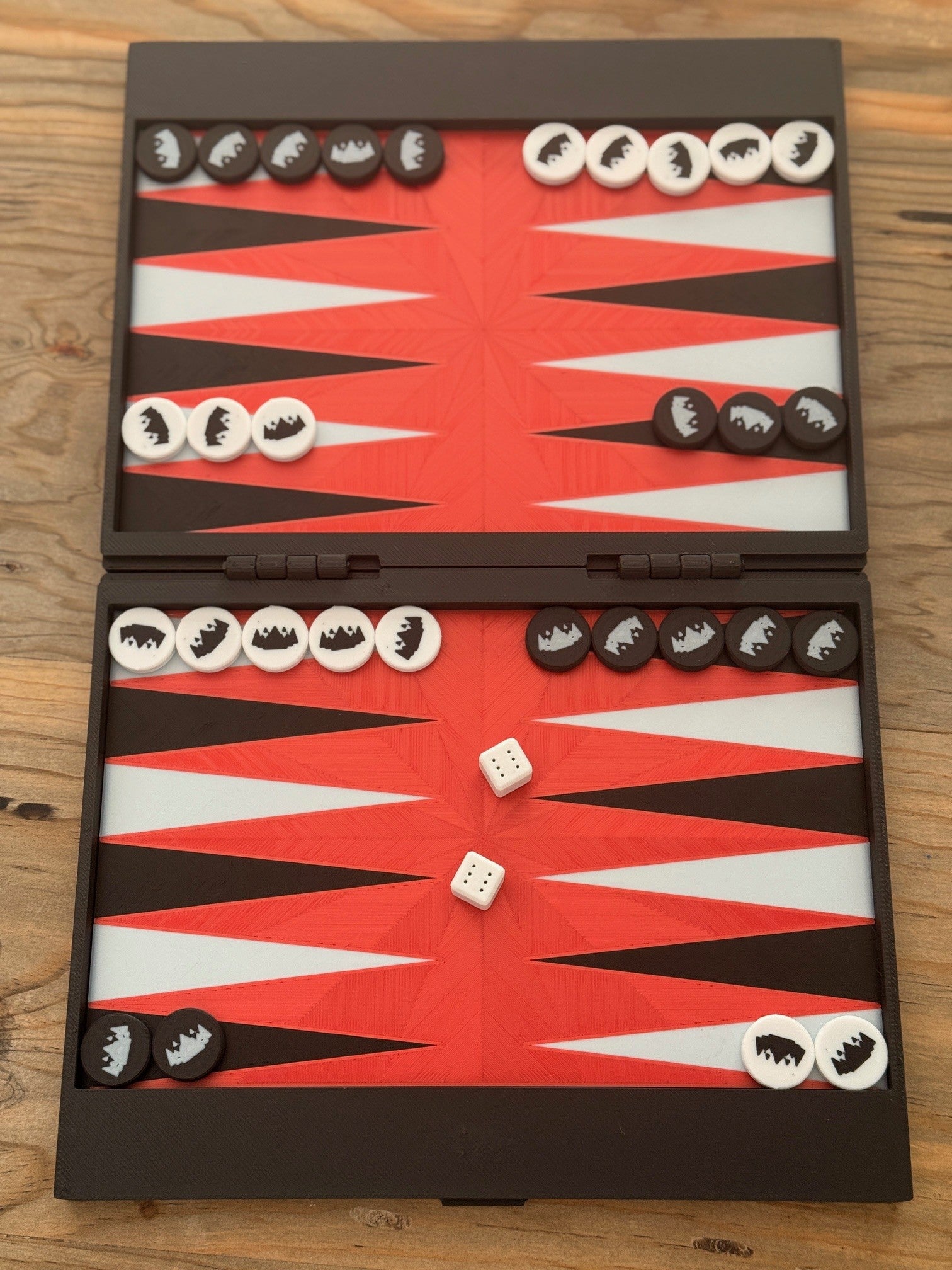 Backgammon Checkers - Lux Kit (Pennies inside)