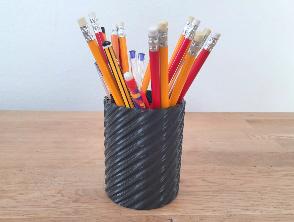 stackable pen holder cups, also nice to fidget with