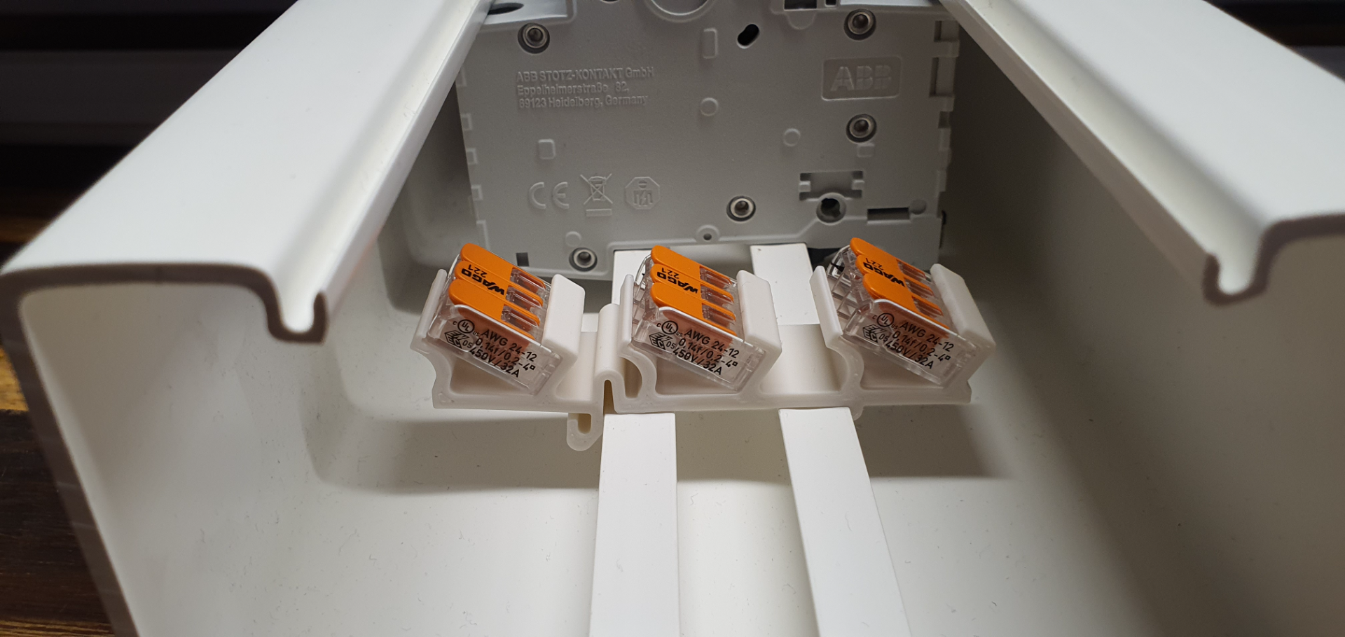 wago DIN-RAIL Clamps / Klemmen 11 mm and 13 mm