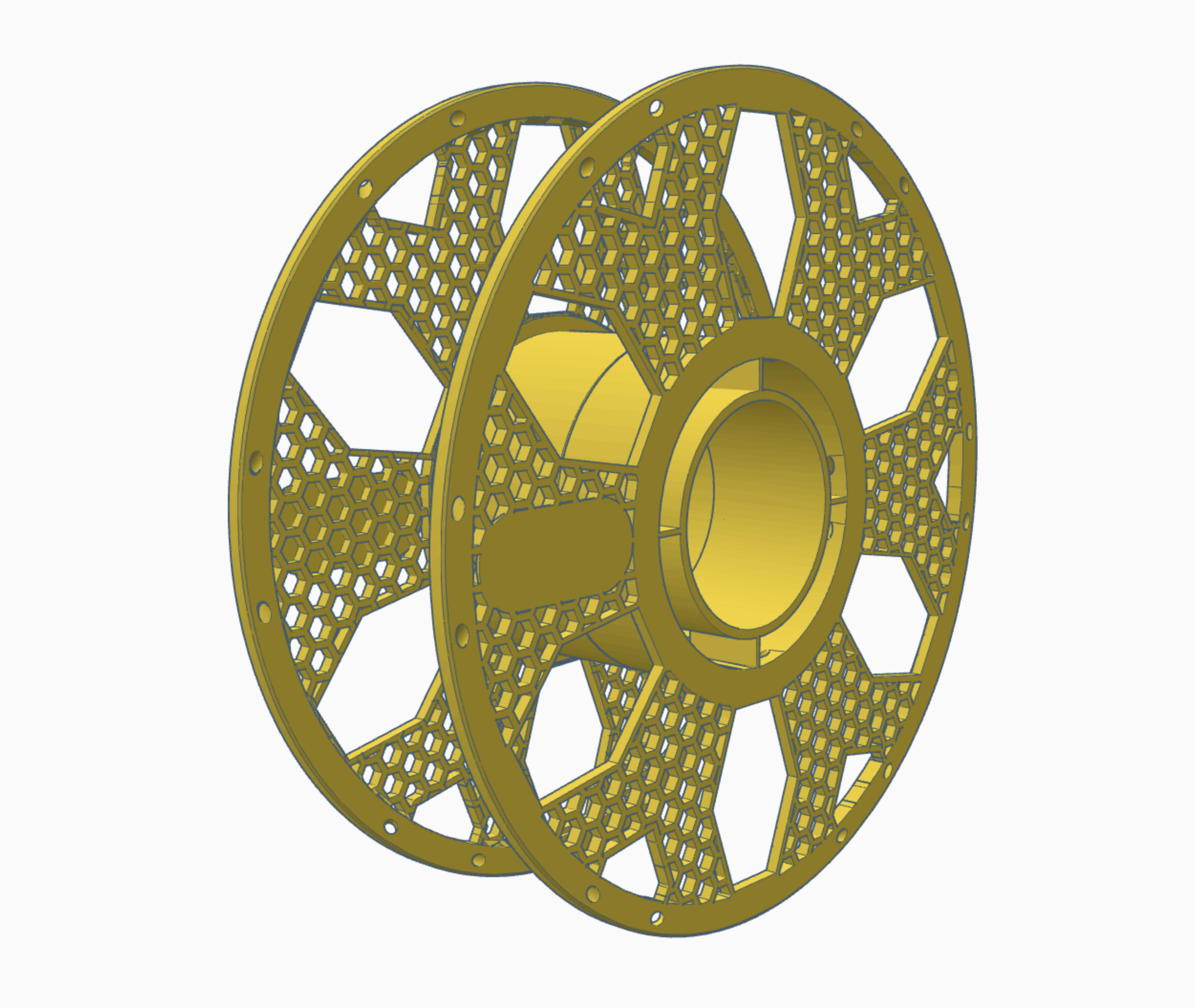 Bambu Lab Reusable Spool Holder Remix Four