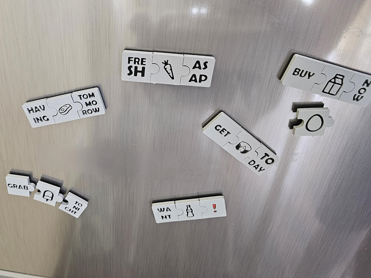Puzzle Fridge Note magnets