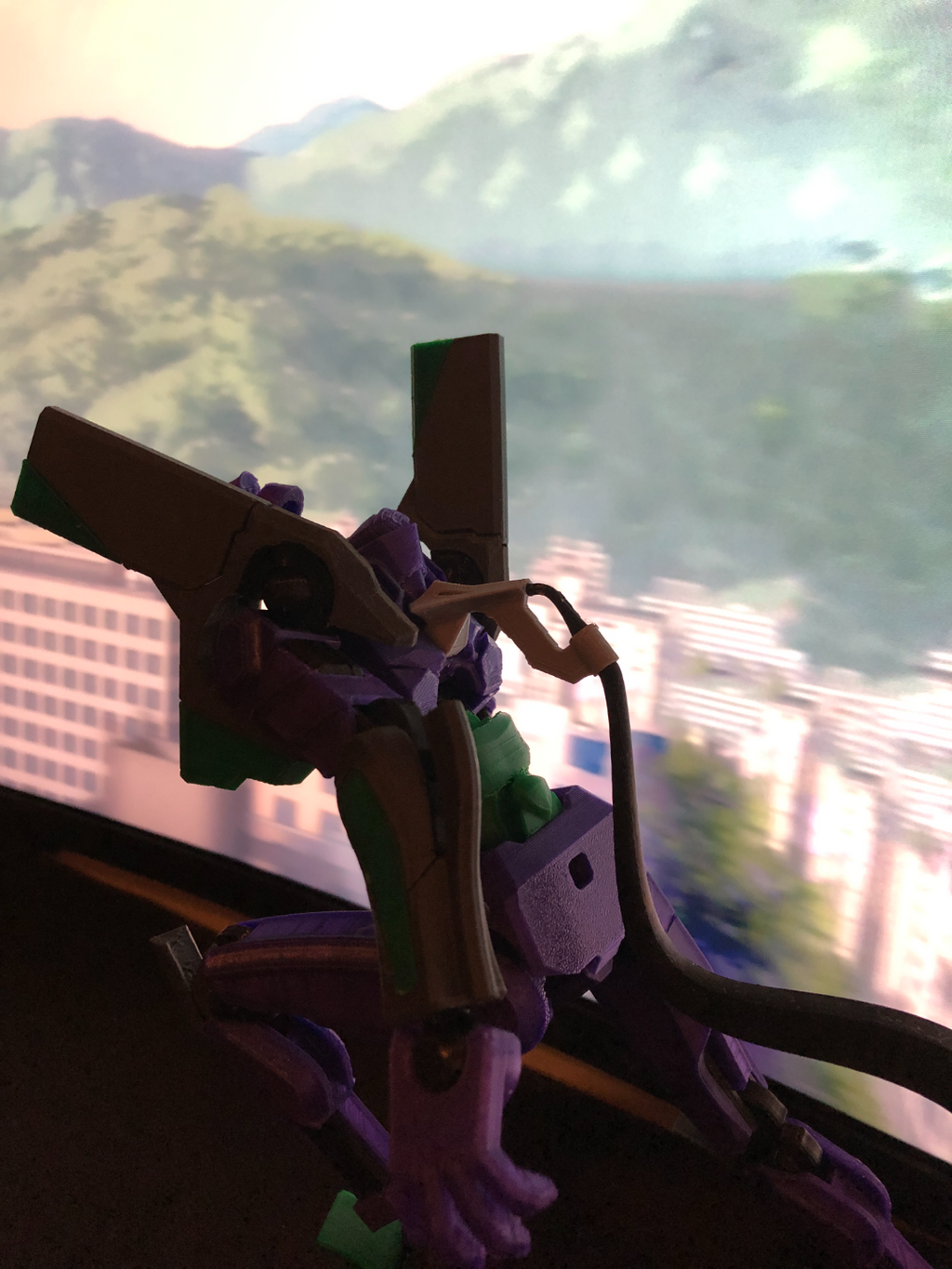 Dummy 13 Evangelion umbilical cord stand