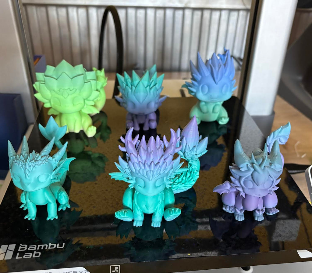 Fire Dragon Figurine