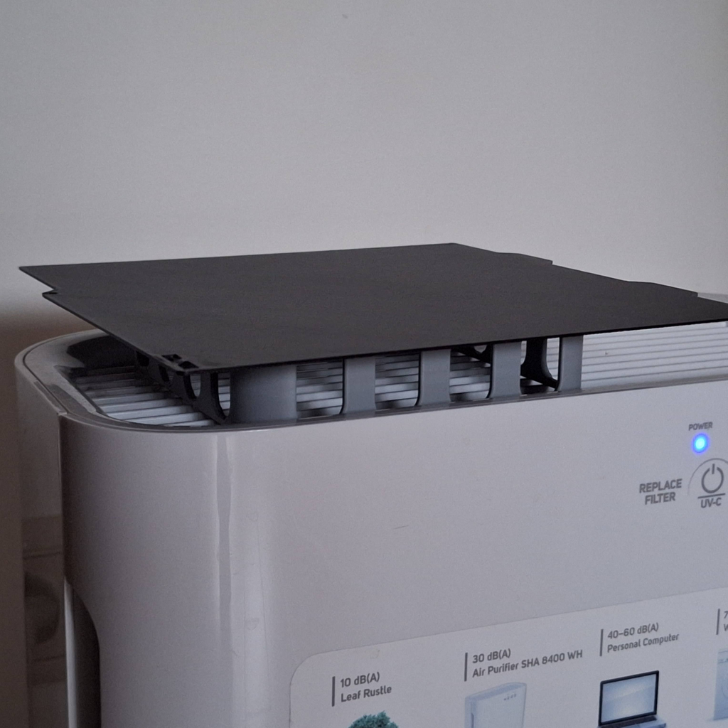 Universal fast build plate cooler for air purifier