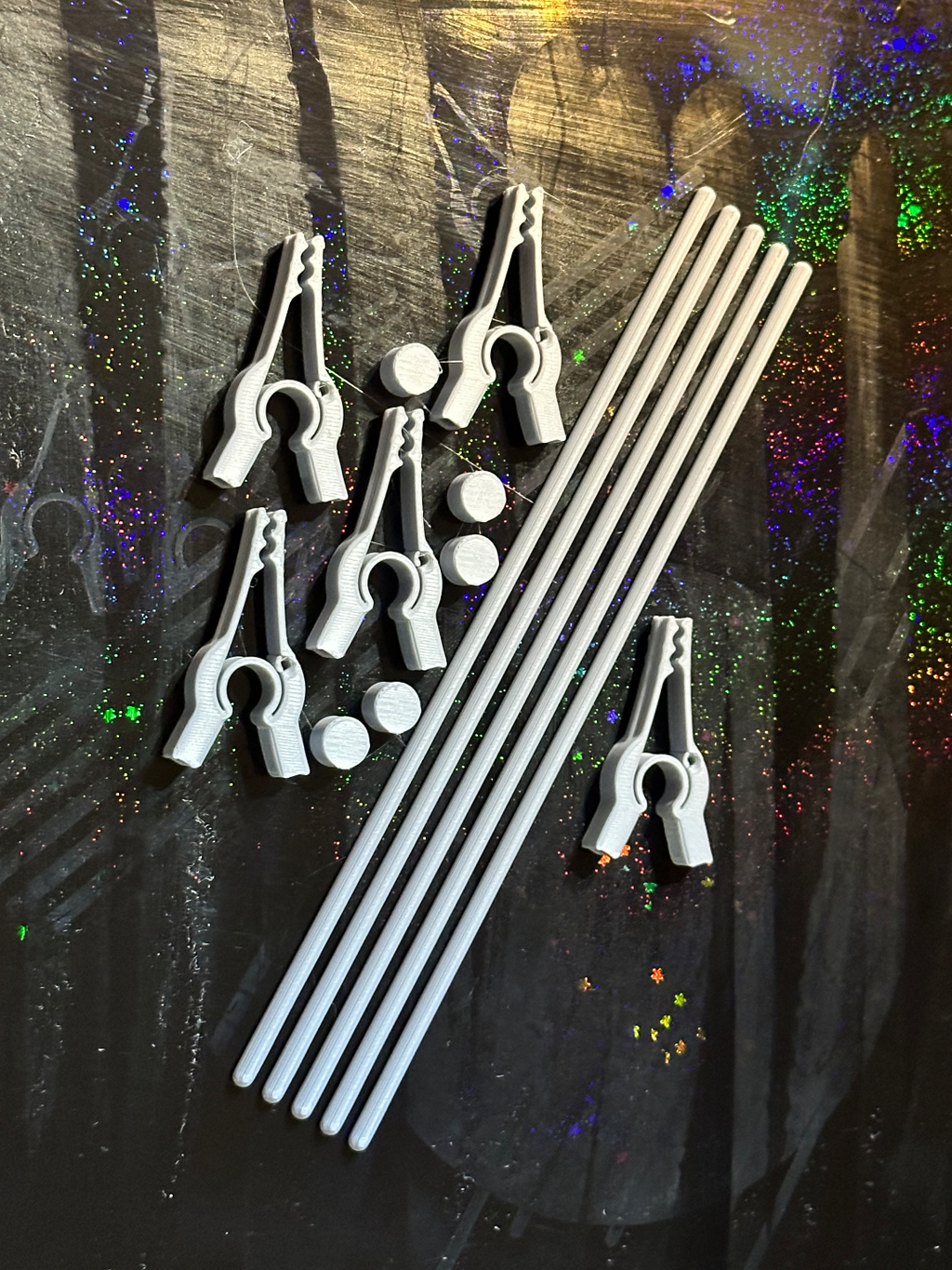 Versatile Dragon Clip - Vielseitige Drachenklammer (alligator clips for Airbrush and Filament-Clip)