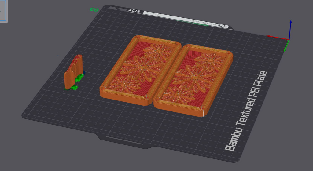 Floral Compartment Box