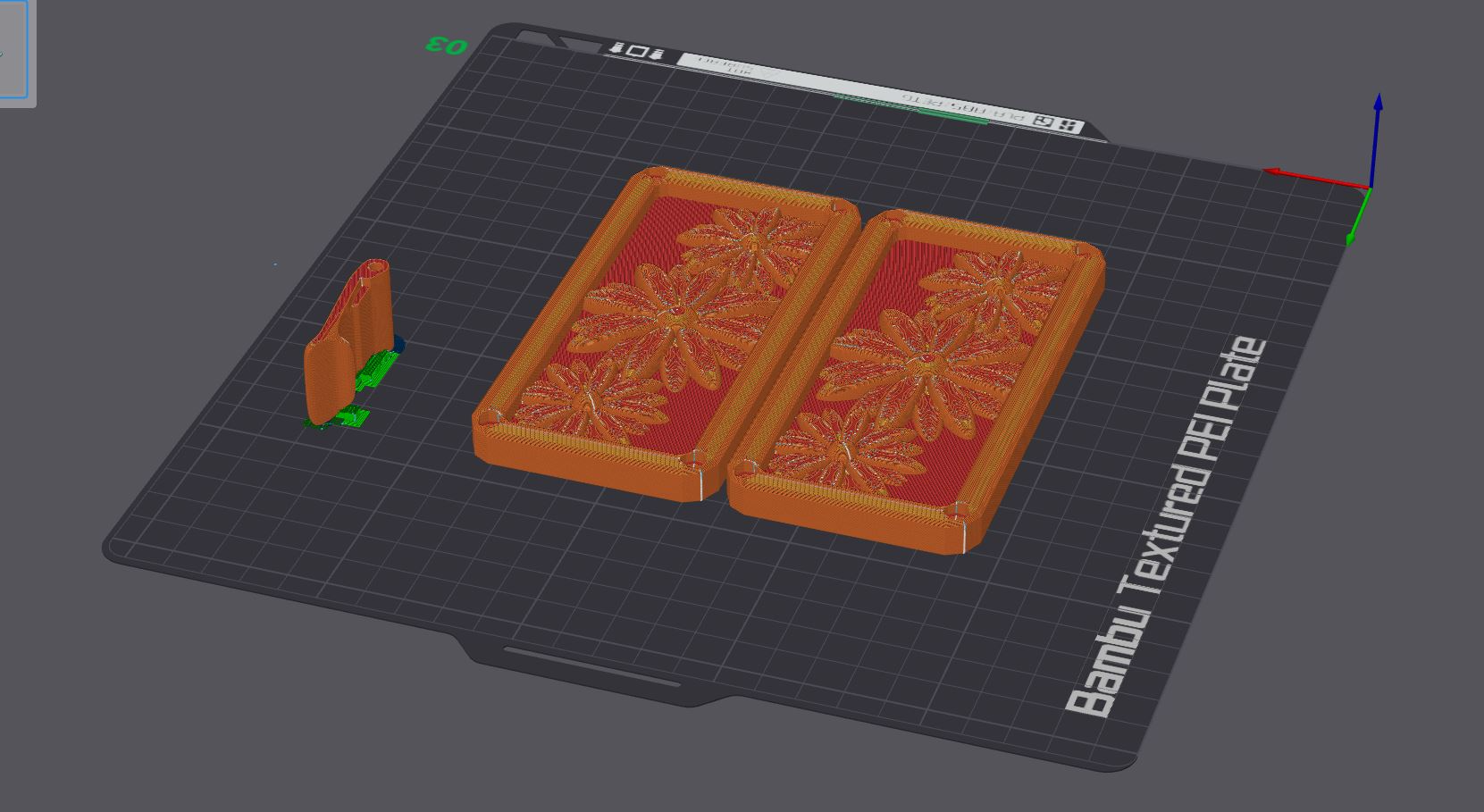 Floral Compartment Box