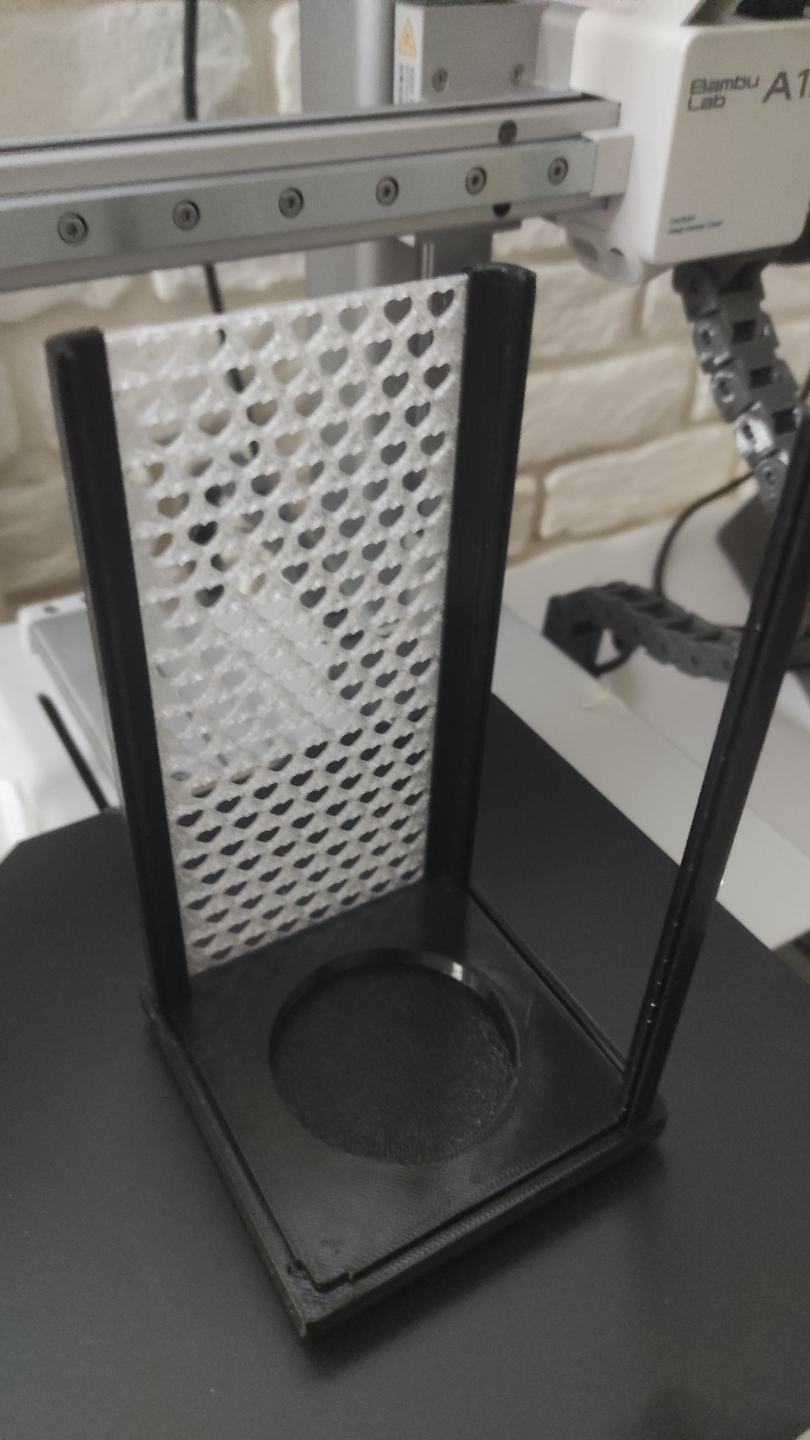 Simple lamp/mini lantern with changeable patterns