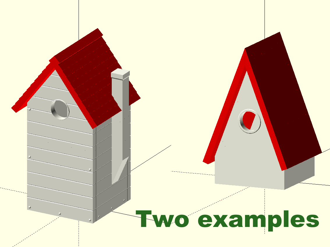 Birdhouse Customizable