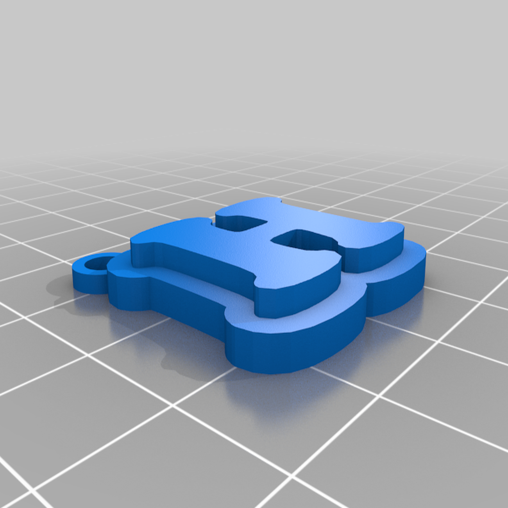 Keychain with Letter