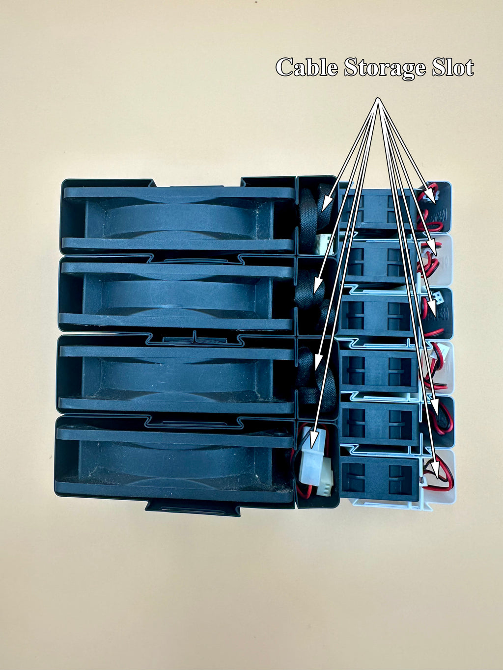 Modular Fan Storage / Organizer System (Vase Mode)