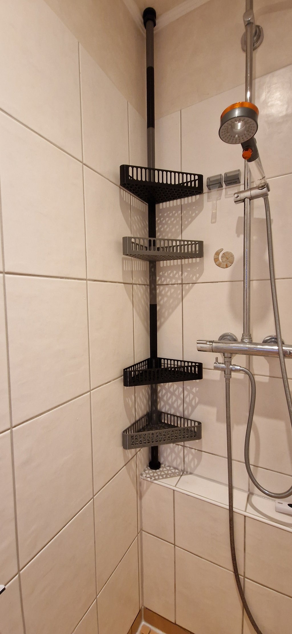Dusch Stangen Teleskop Korb