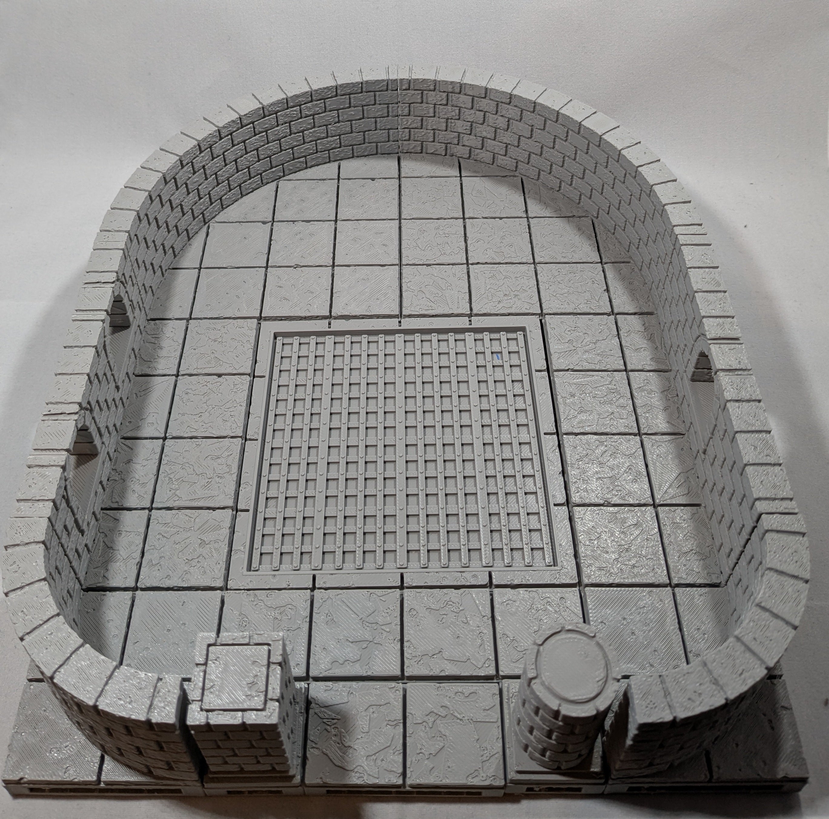 Cut Stone curved wall (OpenLOCK system)