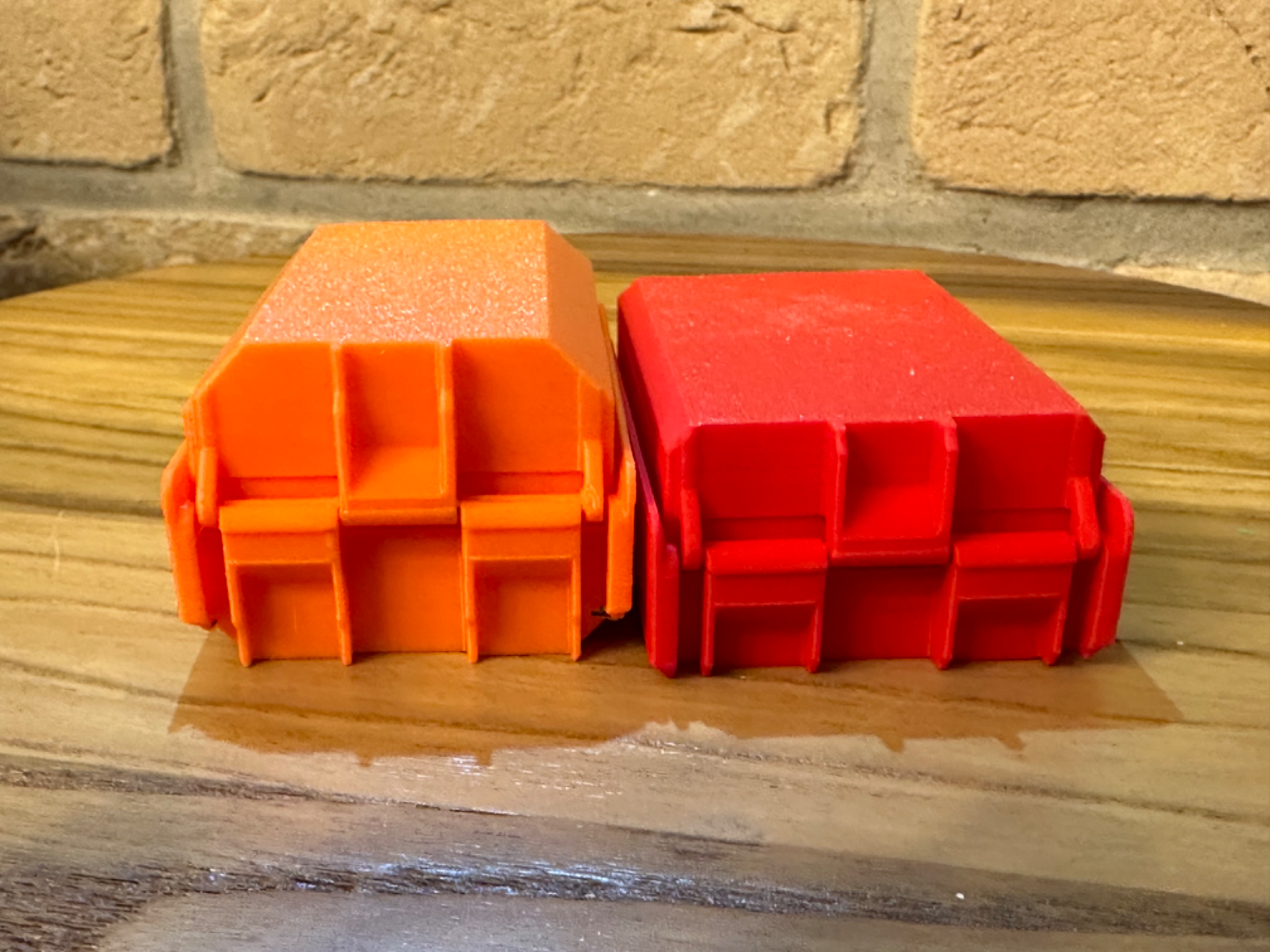 Pill Box with Integrated Cutter-Scraper Blade