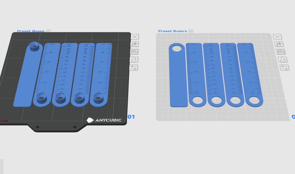 Foldable Modular Ruler & Stencil Set