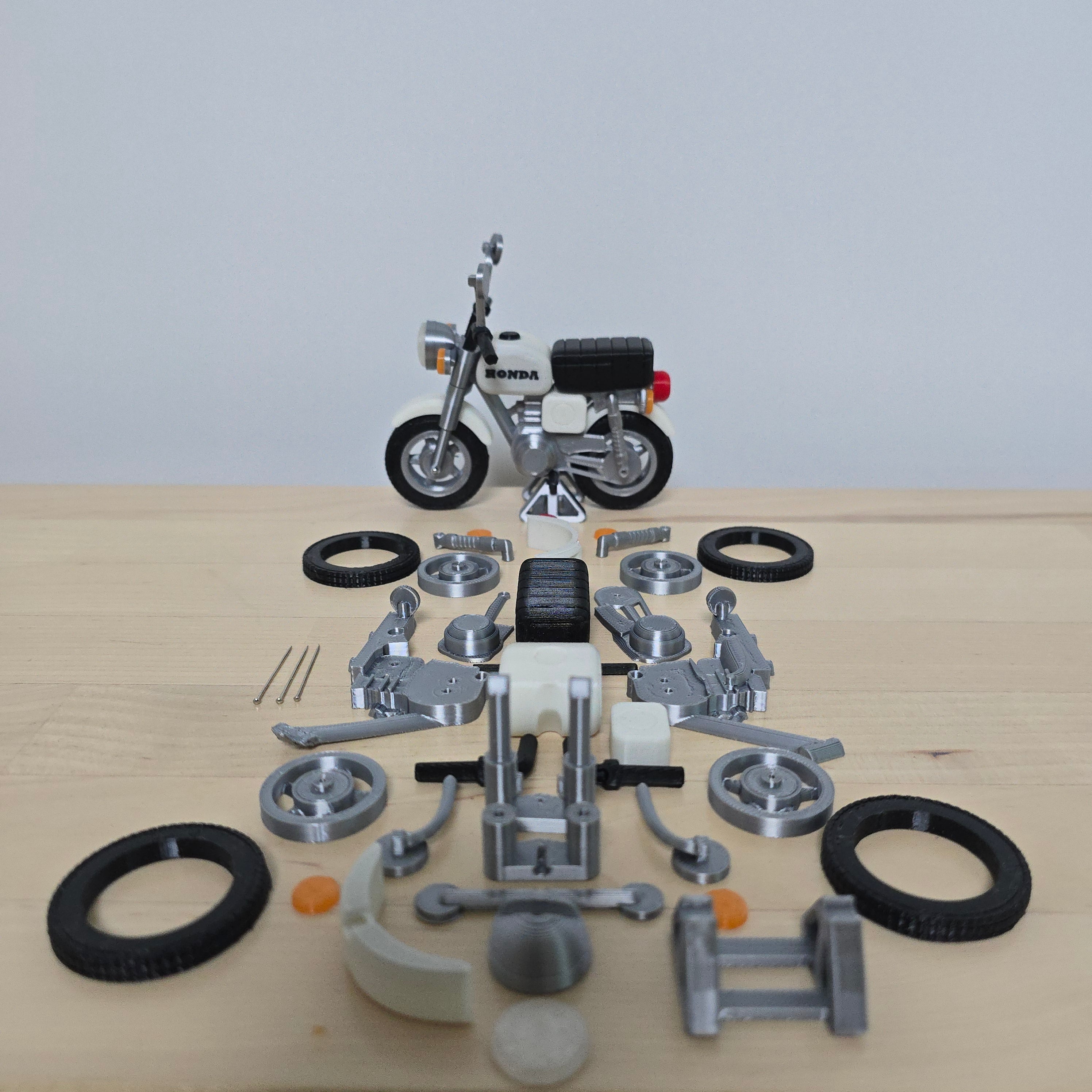Honda Z50J – Inspired 3D Printable Mini Model