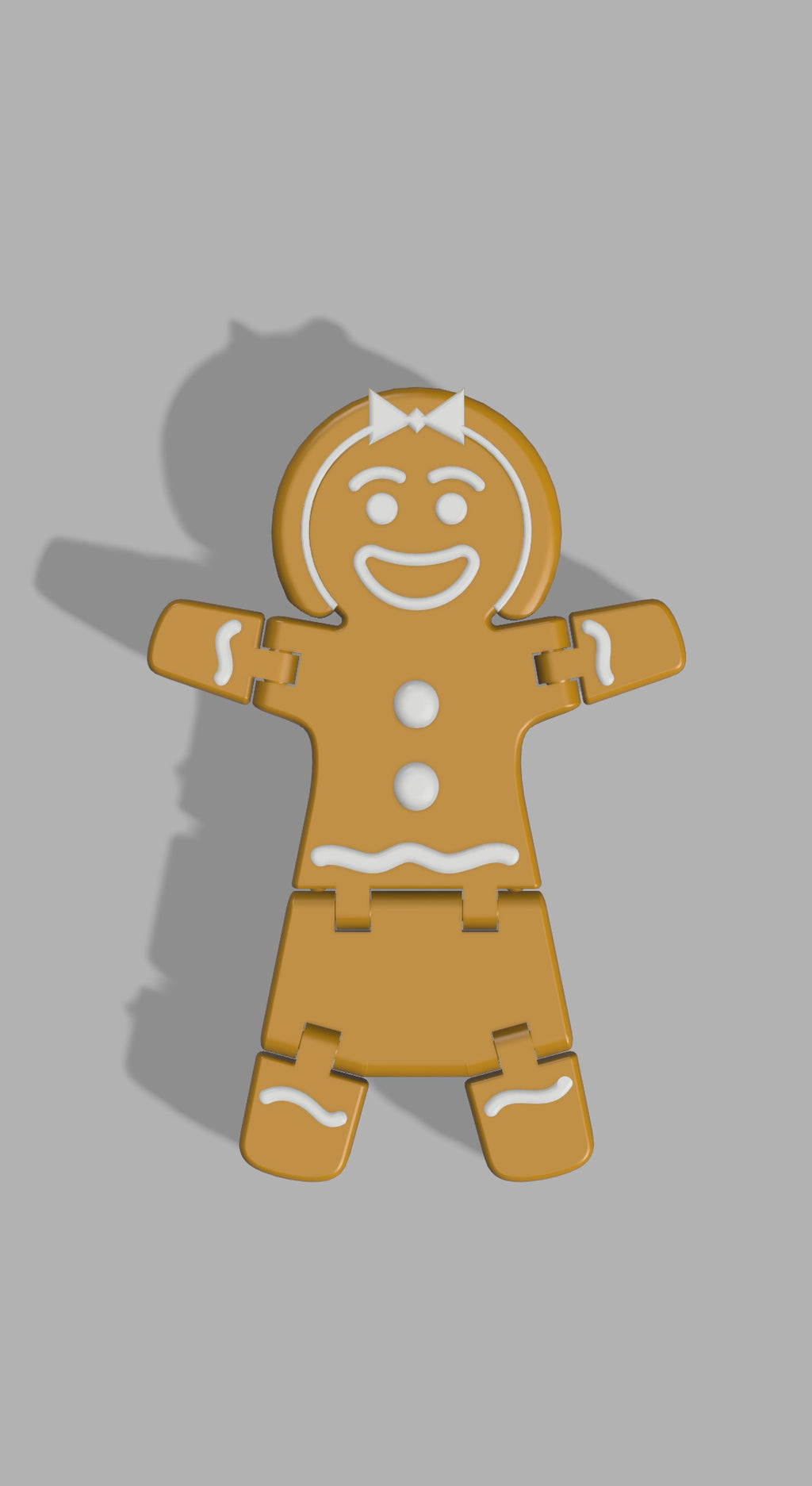 Christmas Gingerbread Woman Cookie