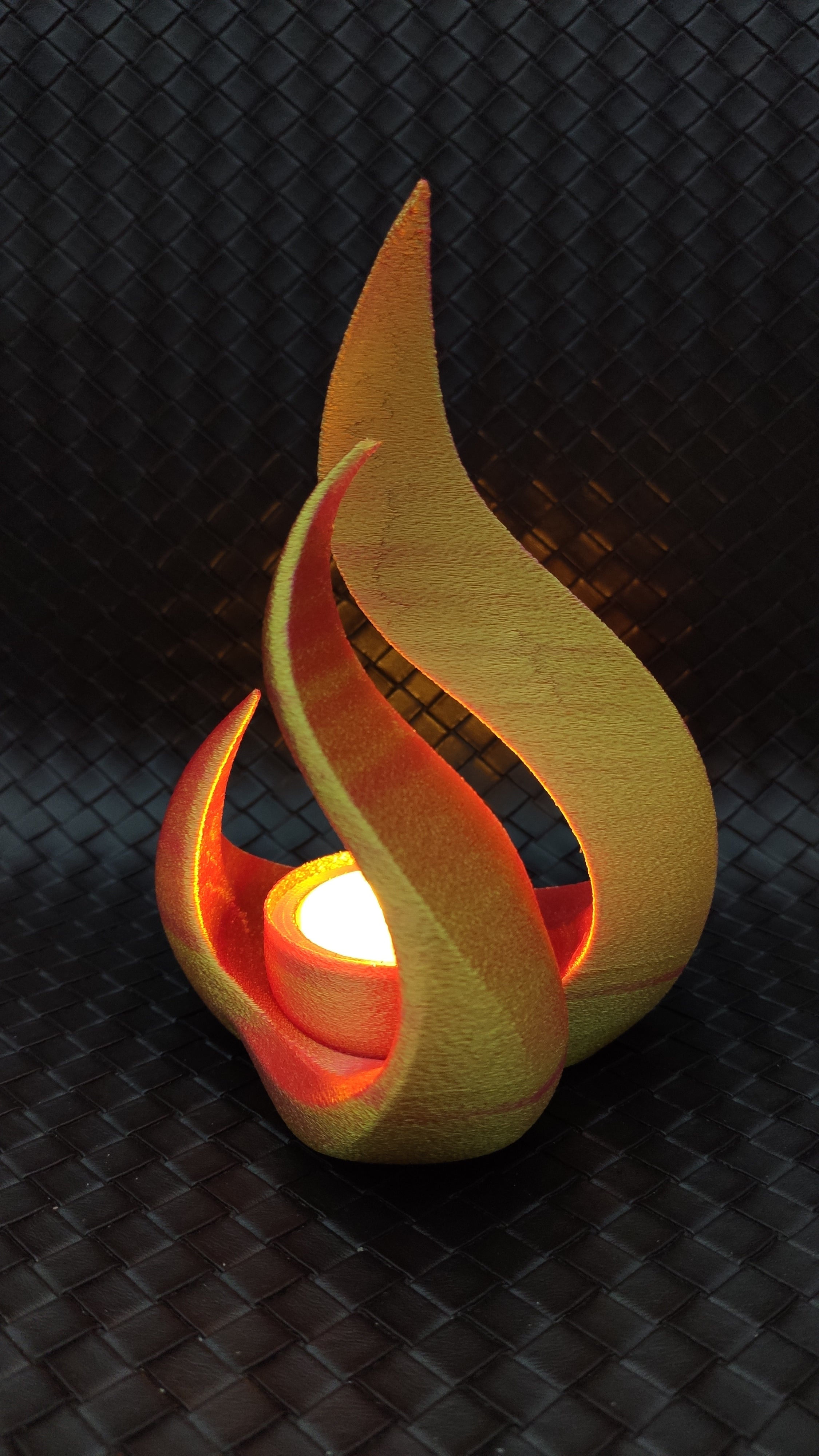 Wild Flame - LED tea light holder - no supports