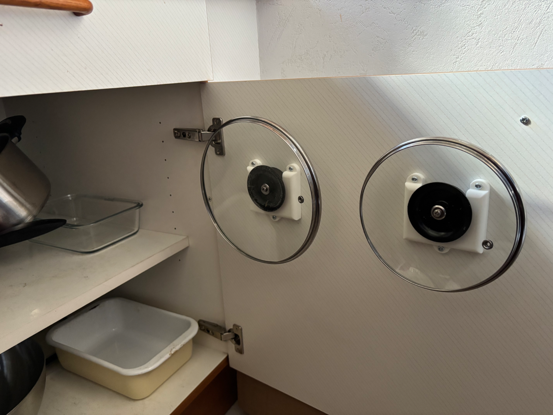 Ikea Pot Lid Wall mount