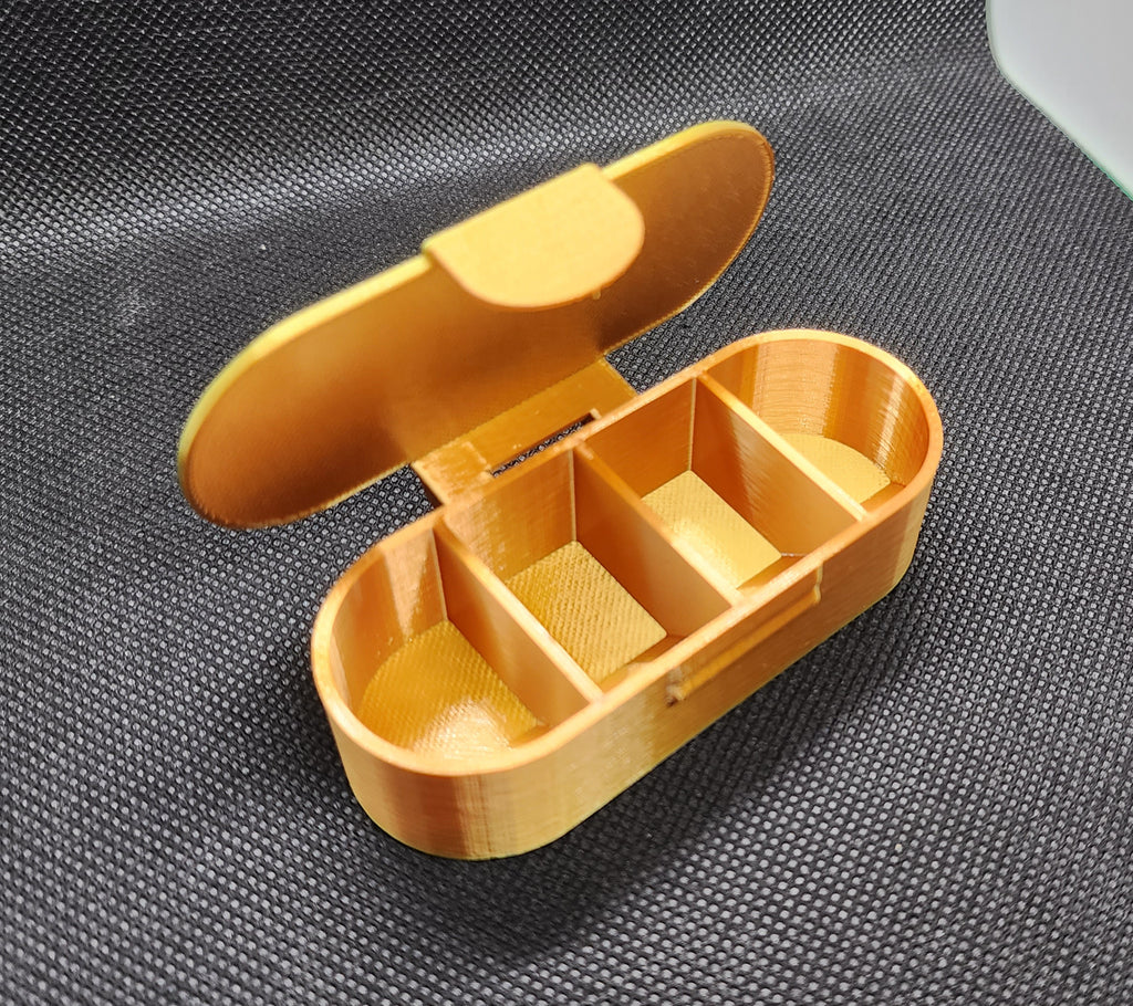 Mini Snap Pill Box - Print in place
